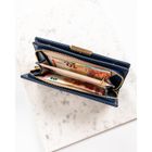 Portfel-piórnik, granatowy, skóra ekologiczna, RFID, Rovicky