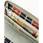 Portfel-piórnik, szary, skóra naturalna i ekologiczna, Peterson