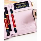 Portfel, różowy, skóra ekologiczna, RFID, Peterson