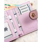 Portfel, różowy, skóra ekologiczna, RFID, Rovicky