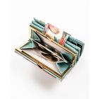 Portfel, skórzany, kwiatowy wzór, Peterson