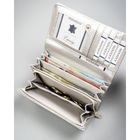 Portfel, srebrny, skóra ekologiczna, 4U Cavaldi