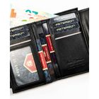 Portfel, szary, skóra ekologiczna, Peterson