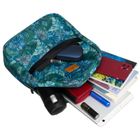 Portfel, zielono-niebieski, skórzany, Rovicky