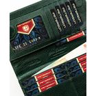 Portfel, zielony, RFID, Peterson