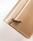 Portfel, złoty, skóra ekologiczna, Peterson