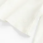 Prążkowana bluzka ecru z koronką NOWEAR