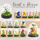 QBI, Peonie, klocki konstrukcyjne, 543 elementów