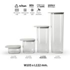 Qualy, Flat Top, pojemnik do przechowywania, 1.2l