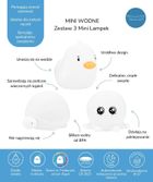 Rabbit & Friends, Mini Wodne, lampki silikonowe, wodoodporne, 3 szt.