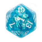 Rebel, komplet kości RPG, gęsty rdzeń, morskie białe cyfry