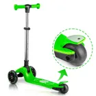 Ricokids, Jelly, hulajnoga 3-kołowa, balansowa, świecąca w ciemności, zielona