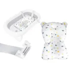 Ricokids, poduszka do wanienki dla niemowląt, wkładka do kąpieli, biało-niebieska