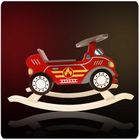Ricokids, Straż pożarna, drewniane auto na biegunach