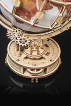 Robotime, Świecący Globus, drewniane puzzle 3D, 180 elementów