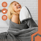 Ruhhy, koc dwustronny, ciemnoszary, 150-200 cm