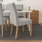 Ruhhy, pokrowce na krzesła, jasnoszare, 6 szt.