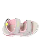 Sandały dziewczęce, szare, American Club