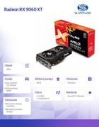 Sapphire Technology, karta graficzna, Radeon RX 9060 XT PULSE 16GB GDDR6 128bit DP/2HDMI