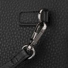 Saszetka do ręki, czarna, skóra ekologiczna, Rovicky