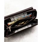 Saszetka na biodro, brązowa, skórzana, Rovicky