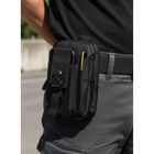 Saszetka na biodro, czarna, Rovicky