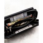 Saszetka na biodro, czarna, skórzana, Rovicky