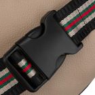 Saszetka na biodro, nerka, beżowa, skórzana, Rovicky