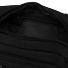 Saszetka na biodro, nerka, czarna, Peterson