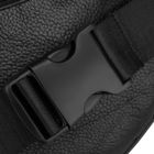 Saszetka na biodro, nerka, czarna, skórzana, Rovicky