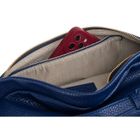 Saszetka na biodro, nerka, granatowa, Peterson