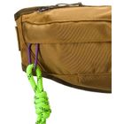 Saszetka na biodro, nerka, żółta, Peterson