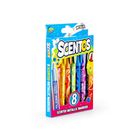 Scentos, pachnące markery, metaliczne, 8 kolorów