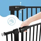 Sipo, bramka zabezpieczająca na schody, barierka ochronna, czarna