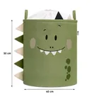 Sipo, kosz na zabawki XXL, wersja premium, zamykany na ściągacz, Dino