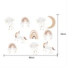 Sipo, naklejki na ścianę do pokoju dziecięcego, Jednorożce boho