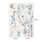 Sipo, naklejki na ścianę do pokoju dziecięcego, Samoloty i balony