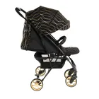 Smiki, Thunder Pro, wózek spacerowy, czarno-złoty