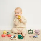 Smiki, Very Bunny, Słonik, sensoryczny gryzak, zabawka niemowlęca