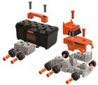 Smoby, Black&Decker, ciężarówka z walizką z narzędziami 2w1