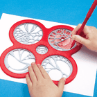Spirograph, zestaw artystyczny, Cyclex