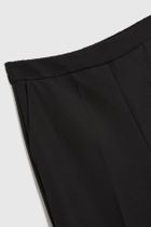 Spodnie materiałowe damskie, czarne, Moodo