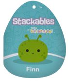 Squishmallows, Stackables, Finn Green Alien, ufoludek, maskotka, 30 cm