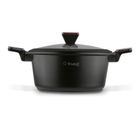 Starke Pro, Redwood, zestaw garnków z pokrywką i patelnia, 10 elementów