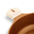 Starke Pro, Texture Creamy, zestaw garnków z pokrywką i patelnia, 10 elementów