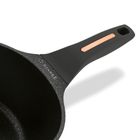 Starke Pro, Texture Grey, zestaw garnków z pokrywką i patelnia, 10 elementów