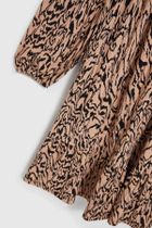 Sukienka damska, brązowa, Moodo