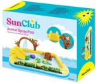 Sun Club, plac zabaw, basen dmuchany, zwierzątka, 214-167 cm