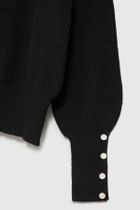 Sweter damski, czarny, Moodo