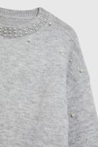 Sweter damski, szary, Moodo